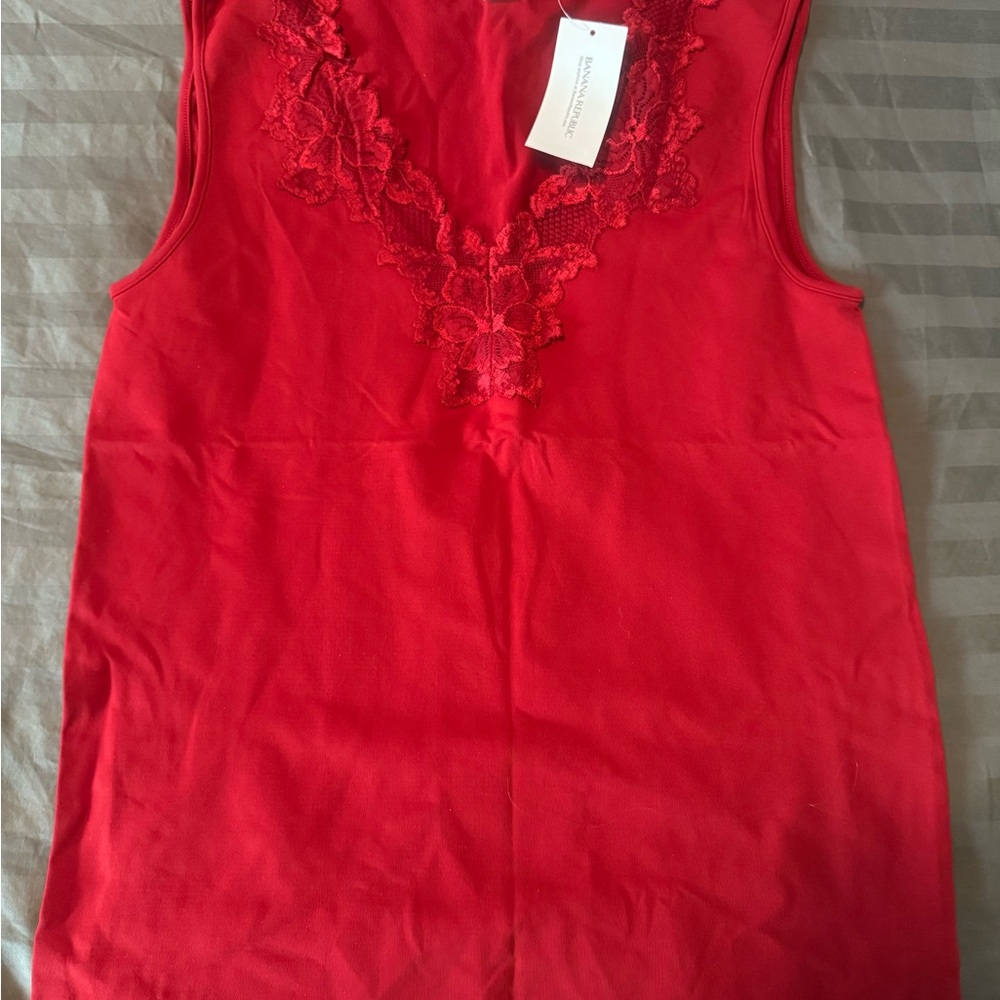Banana Republic Red Lace Shapewear